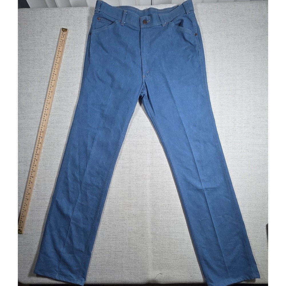 Vintage Levi's For Men "With a Skosh More Room" Blue Denim Pants Orange Tag